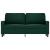 Canapea cu 2 locuri, verde închis, 140 cm, catifea GartenMobel Dekor