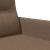 Fotoliu canapea, maro, 60 cm, material textil GartenMobel Dekor