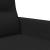 Fotoliu canapea, negru, 60 cm, material textil GartenMobel Dekor