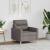 Fotoliu canapea, gri taupe, 60 cm, material textil GartenMobel Dekor