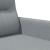 Canapea cu 2 locuri, gri deschis, 140 cm, material textil GartenMobel Dekor