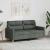 Canapea cu 2 locuri, gri închis, 140 cm, material textil GartenMobel Dekor