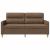 Canapea cu 2 locuri, maro, 140 cm, material textil GartenMobel Dekor