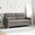 Canapea cu 2 locuri, gri taupe, 140 cm, material textil GartenMobel Dekor