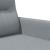 Canapea cu 3 locuri, gri deschis, material 180CM textil GartenMobel Dekor