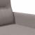 Canapea cu 3 locuri, taupe, 180 cm, material textil GartenMobel Dekor