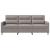 Canapea cu 3 locuri, taupe, 180 cm, material textil GartenMobel Dekor