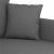 Fotoliu canapea, gri închis, 60 cm, material textil GartenMobel Dekor