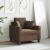 Fotoliu canapea, maro, 60 cm, material textil GartenMobel Dekor