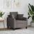 Fotoliu canapea, gri taupe, 60 cm, material textil GartenMobel Dekor