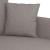 Fotoliu canapea, gri taupe, 60 cm, material textil GartenMobel Dekor