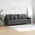 Canapea cu 3 locuri, gri închis, 180 cm, material textil GartenMobel Dekor