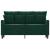 Canapea cu 2 locuri, verde închis, 120 cm, catifea GartenMobel Dekor