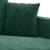 Canapea cu 2 locuri, verde închis, 120 cm, catifea GartenMobel Dekor