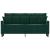 Canapea cu 2 locuri, verde închis, 140 cm, catifea GartenMobel Dekor