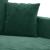 Canapea cu 2 locuri, verde închis, 140 cm, catifea GartenMobel Dekor