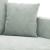 Canapea cu 3 locuri, gri deschis, material 180CM catifea GartenMobel Dekor