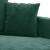 Canapea cu 3 locuri, verde închis, 180 cm, catifea GartenMobel Dekor