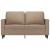 Canapea cu 2 locuri, cappuccino, 120 cm, piele ecologică GartenMobel Dekor
