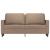 Canapea cu 2 locuri, cappuccino, 140 cm, piele ecologică GartenMobel Dekor