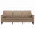 Canapea cu 3 locuri, cappuccino, 180 cm, piele ecologică GartenMobel Dekor
