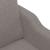 Canapea cu 2 locuri, gri taupe, 120 cm, material textil GartenMobel Dekor