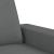Canapea cu 2 locuri, gri închis, 140 cm, material textil GartenMobel Dekor