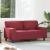 Canapea cu 2 locuri, roșu vin, 120 cm, material textil GartenMobel Dekor