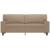 Canapea cu 2 locuri, cappuccino, 140 cm, piele ecologică GartenMobel Dekor