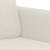 Canapea cu 2 locuri, crem, 120 cm, catifea GartenMobel Dekor
