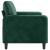 Canapea cu 2 locuri, verde închis, 140 cm, catifea GartenMobel Dekor