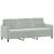 Canapea cu 3 locuri, gri deschis, material 180CM catifea GartenMobel Dekor