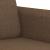 Canapea cu 2 locuri, maro, 120 cm, material textil GartenMobel Dekor