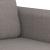 Canapea cu 2 locuri, gri taupe, 120 cm, material textil GartenMobel Dekor