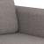 Canapea cu 2 locuri, gri taupe, 140 cm, material textil GartenMobel Dekor