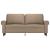 Canapea cu 2 locuri, cappuccino, 140 cm, piele ecologică GartenMobel Dekor