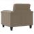 Fotoliu canapea, gri taupe, 60 cm, textil microfibră GartenMobel Dekor