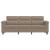 Canapea cu 3 locuri, gri taupe, 180 cm, țesătură microfibră GartenMobel Dekor