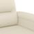 Canapea cu 2 locuri, crem, 140 cm, piele ecologică GartenMobel Dekor
