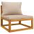 Set mobilier de grădină cu perne, 3 piese, lemn masiv acacia GartenMobel Dekor