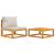 Set canapea de grădină, 2 piese, cu perne, lemn masiv de acacia GartenMobel Dekor