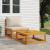 Set canapea de grădină, 2 piese, cu perne, lemn masiv de acacia GartenMobel Dekor