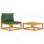 Set canapea de grădină, 2 piese, cu perne, lemn masiv de acacia GartenMobel Dekor