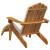 Scaun de grădină Adirondack & suport picioare lemn masiv acacia GartenMobel Dekor