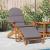 Scaun de grădină Adirondack & suport picioare lemn masiv acacia GartenMobel Dekor