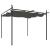 Pergola cu acoperiș retractabil, antracit, 295x292x230 cm GartenMobel Dekor