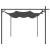 Pergola cu acoperiș retractabil, antracit, 295x292x230 cm GartenMobel Dekor