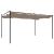 Pergola cu acoperiș retractabil, gri taupe, 395x292x230 cm GartenMobel Dekor