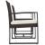 Set mobilier de grădină cu perne, 3 piese, maro, PP ratan GartenMobel Dekor