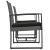 Set mobilier de grădină cu perne, 3 piese, gri închis, PP ratan GartenMobel Dekor